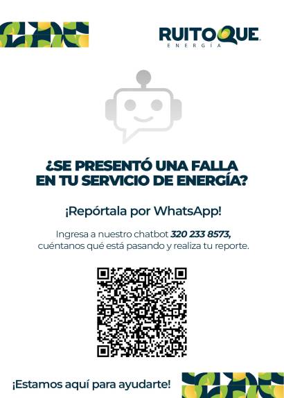 ¿Se presento una falla en tu servicio de energía ?